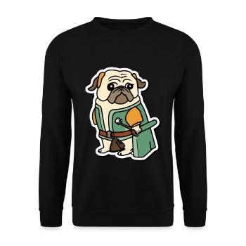 Mittelalter - Unisex Pullover - Schwarz - Vorne - Alina (178cm) & Michal (187cm)