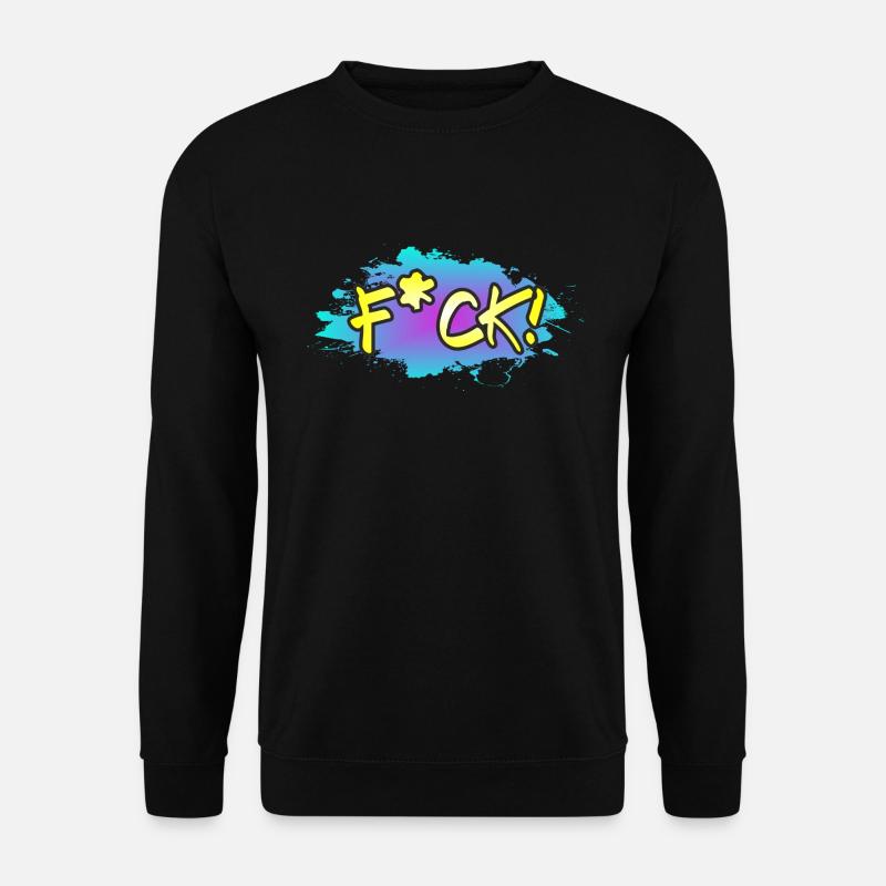 Fuck/F*ck - Unisex Pullover - Schwarz