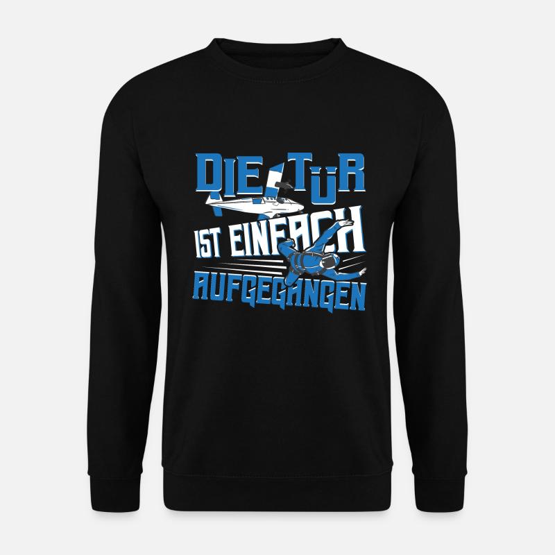 Fallschirmsprung Fallschirm - Unisex Pullover - Schwarz
