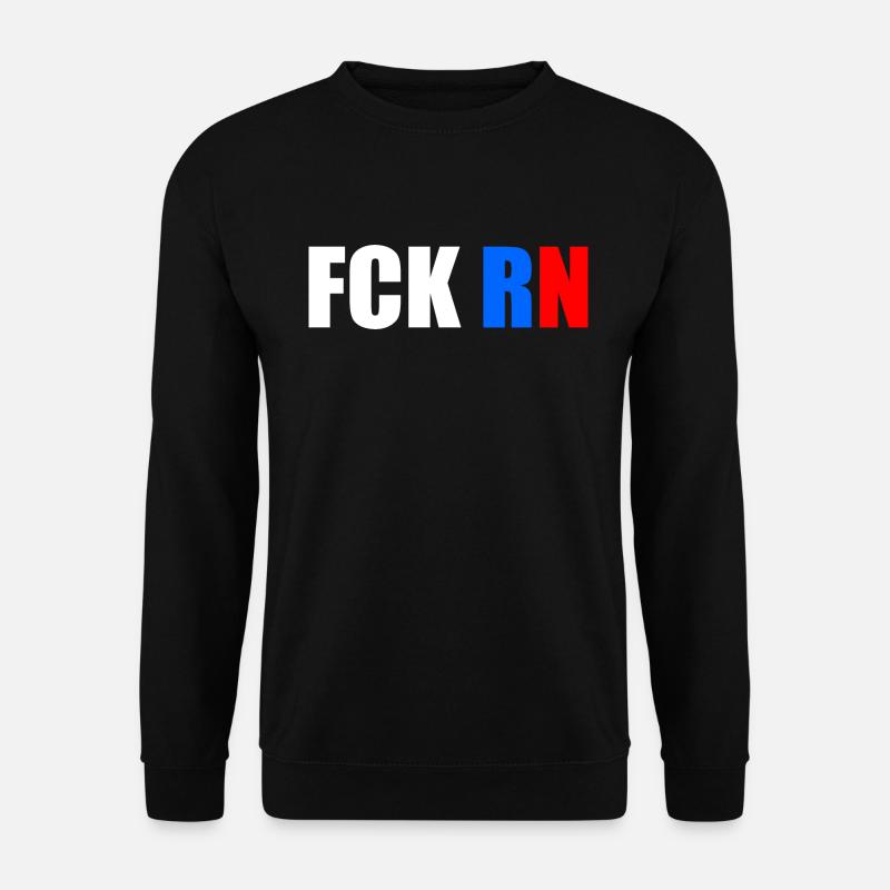 Fck rn - Unisex Pullover - Schwarz