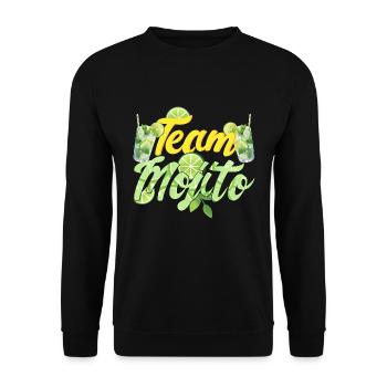 Team Mojito - Unisex Pullover - Schwarz - Vorne - Alina (178cm) & Michal (187cm)