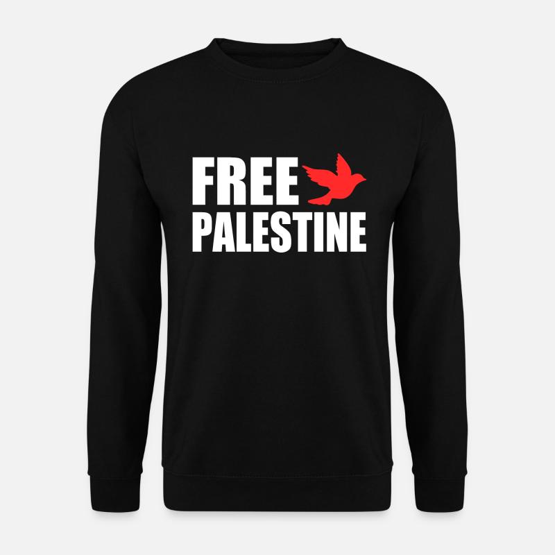 Free palestine - Unisex Pullover - Schwarz