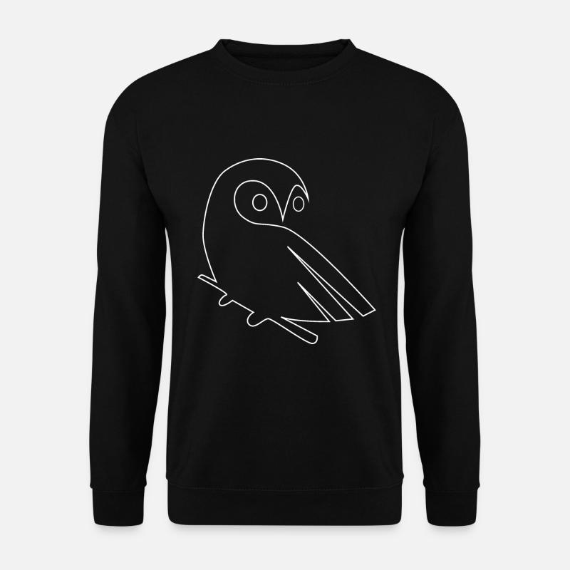 owl - Unisex Sweatshirt - black