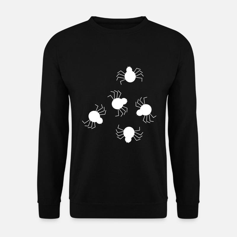 Spider white - Unisex Sweatshirt - black