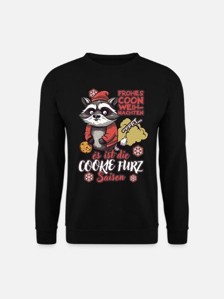 Cookie Furz Saison - Unisex Pullover - Schwarz