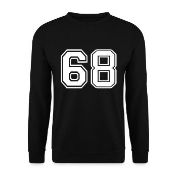 68 - Unisex Pullover - Schwarz - Vorne - Alina (178cm) & Michal (187cm)