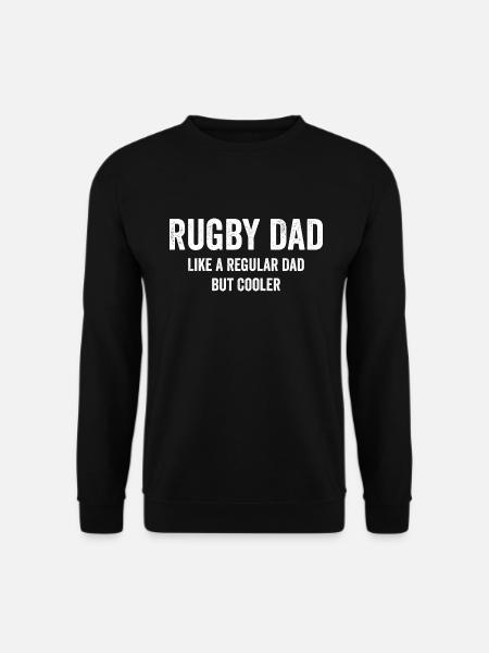 Cool Rugby Papa Lustig - Unisex Pullover - Schwarz
