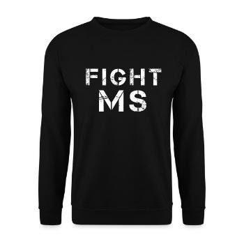 Sclérose en plaques MS - Sweat-shirt Unisexe - noir - Devant - Alina (178cm) & Michal (187cm)