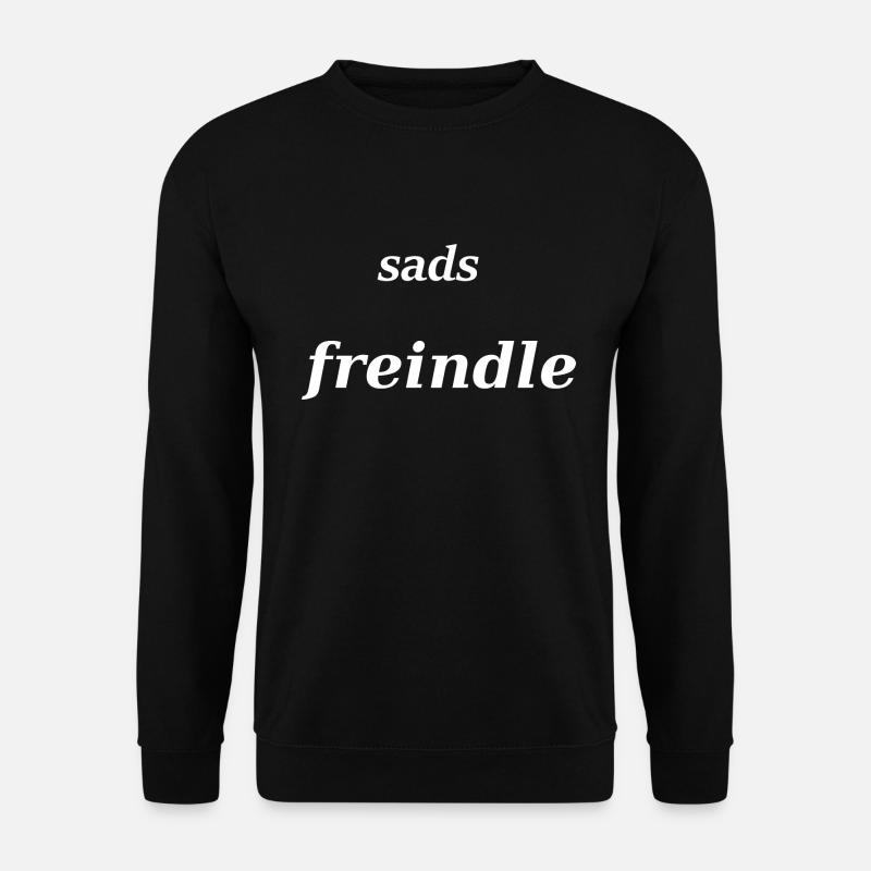 bayerisch friedlich nett freundlich - Unisex Pullover - Schwarz
