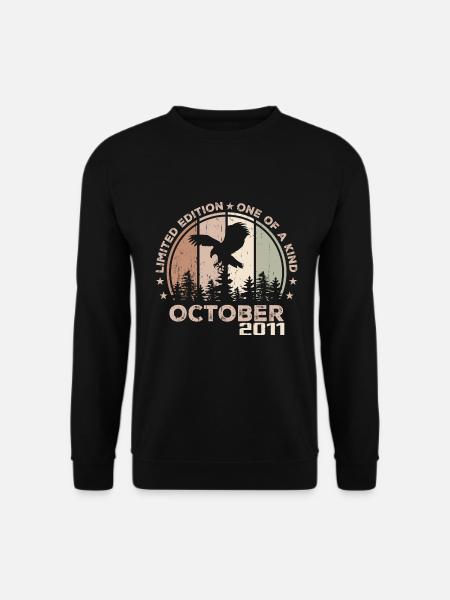 Unvergleichlich seit Oktober 2011 13 Jubiläum - Unisex Pullover - Schwarz