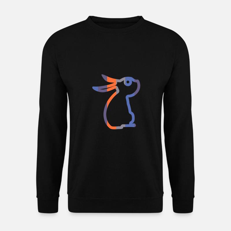 Hase - Unisex Pullover - Schwarz