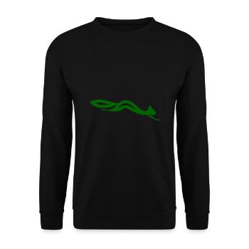 Eichhörnchen - Unisex Pullover - Schwarz - Vorne - Alina (178cm) & Michal (187cm)