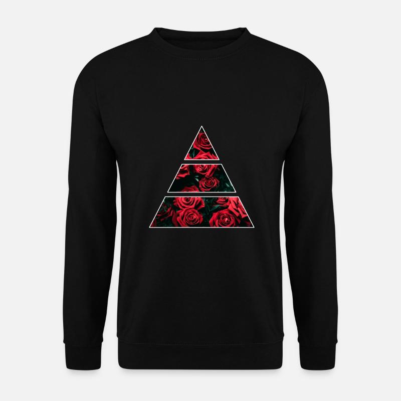 Rose - Unisex Pullover - Schwarz