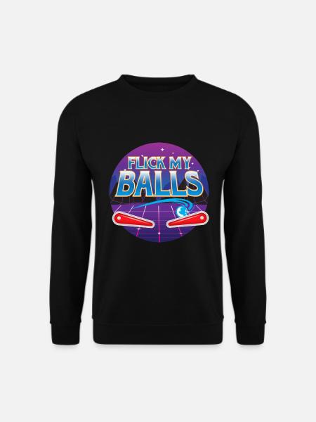 Flick My Balls - Flipper - Sweat-shirt Unisexe - noir