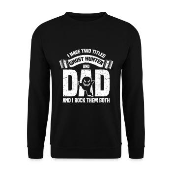 Ghost hunters - Unisex Sweatshirt - black - Front - Alina (178cm) & Michal (187cm)