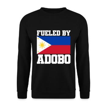 Philippinen Flagge | Filipino Land Asien Geschenke - Unisex Pullover - Schwarz - Vorne - Alina (178cm) & Michal (187cm)