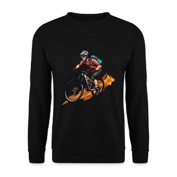 VTT Sports VTT - Sweat-shirt Unisexe - noir - Devant - Alina (178cm) & Michal (187cm)
