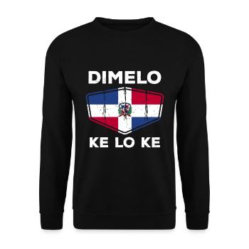 République dominicaine - Sweat-shirt Unisexe - noir - Devant - Alina (178cm) & Michal (187cm)