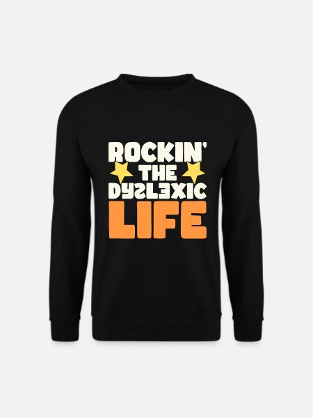 Legastheniker - Unisex Pullover - Schwarz