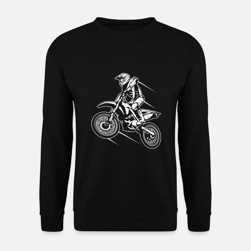Motocross Fahrer - Unisex Pullover - Schwarz