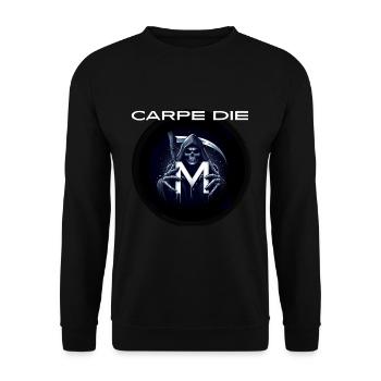 Carpe Die - Unisex Sweatshirt - black - Front - Alina (178cm) & Michal (187cm)