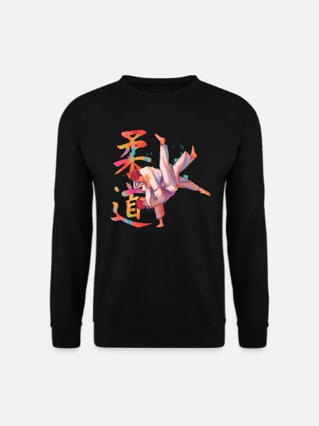 Sportler Judo Kampfkunst Japan - Unisex Pullover - Schwarz
