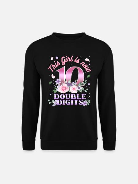 Dieses Mädchen Ist Jetzt 10 Zweistellig 10. - Unisex Pullover - Schwarz
