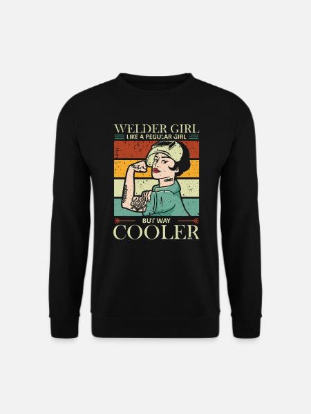 Welders Gifts, Funny Welder Welder Shirt, Welding - Unisex Sweatshirt - black