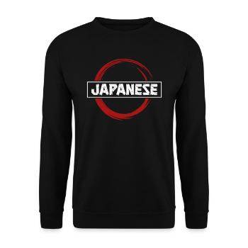 Art japonais Culture japonaise Japonais - Sweat-shirt Unisexe - noir - Devant - Alina (178cm) & Michal (187cm)