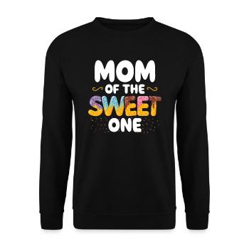 Mère de douceur A | Famille correspondante - Sweat-shirt Unisexe - noir - Devant - Alina (178cm) & Michal (187cm)