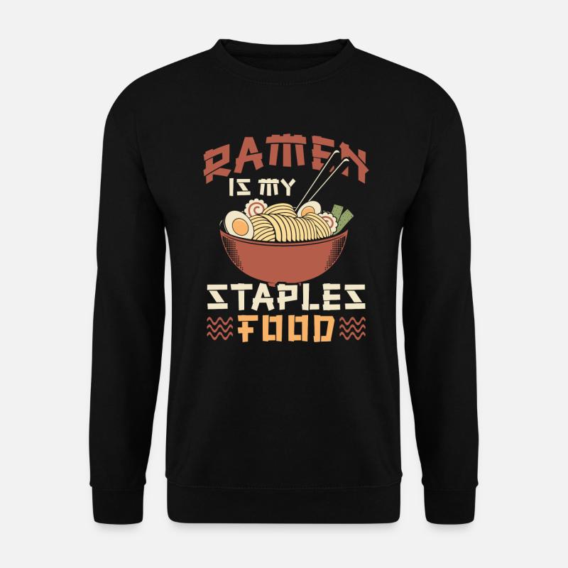 Ramen Is My Staple | - Unisex Sweatshirt - black