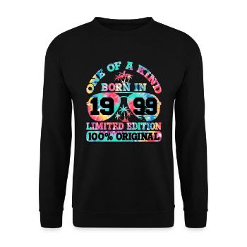 Unique Born 1999 Édition Limitée - Sweat-shirt Unisexe - noir - Devant - Alina (178cm) & Michal (187cm)