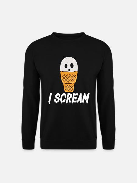 I Scream Sorbet Mochi Popsicles Lody - Bluza unisex - czarny