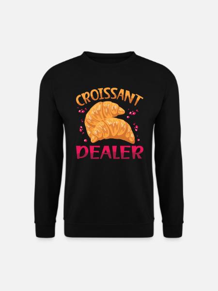 Croissant Dealer | Bake Tshirt | - Unisex Sweatshirt - black