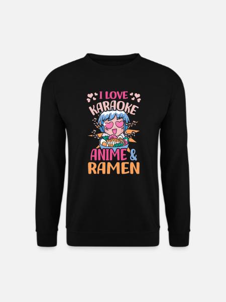 Karaoke Anime | Anime Lover | Anime lovers | - Unisex Sweatshirt - black