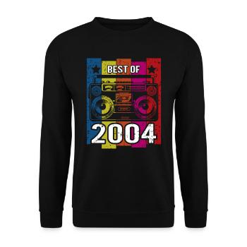 Best Of 2004 Stereo Radio Kassettenspieler - Unisex Pullover - Schwarz - Vorne - Alina (178cm) & Michal (187cm)