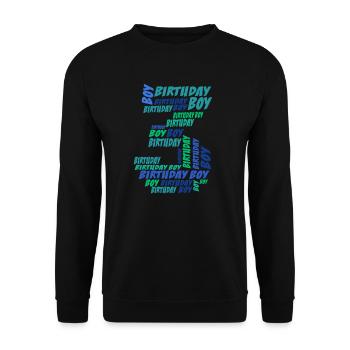 Anniversaire Garçon 3ème anniversaire | Garçons - Sweat-shirt Unisexe - noir - Devant - Alina (178cm) & Michal (187cm)