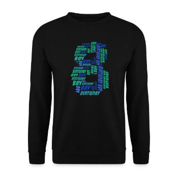 Anniversaire Garçon 8ème anniversaire | Garçons - Sweat-shirt Unisexe - noir - Devant - Alina (178cm) & Michal (187cm)