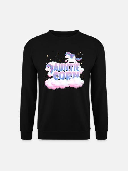 Tante Mais | Einhorn Geburtstag | Einhorn Thema | - Unisex Pullover - Schwarz