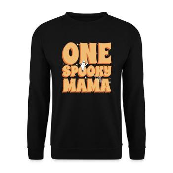 A spooky Halloween costume party under the - Unisex Sweatshirt - black - Front - Alina (178cm) & Michal (187cm)