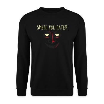 Smell You Later Visage de monstre effrayant - Sweat-shirt Unisexe - noir - Devant - Alina (178cm) & Michal (187cm)