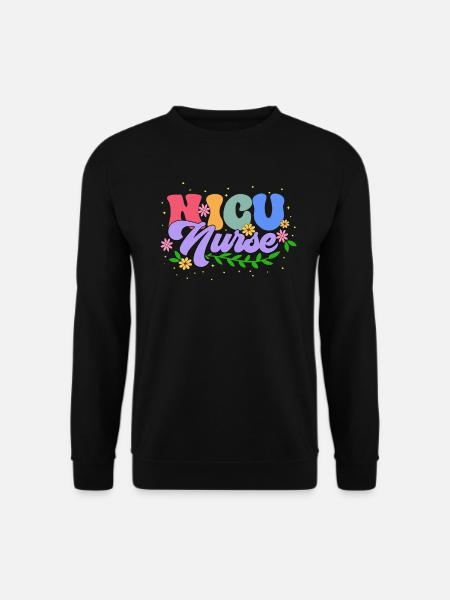 Nicu Krankenschwester Krankenhaus - Unisex Pullover - Schwarz