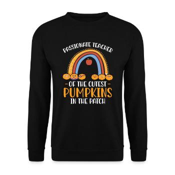 Professeur passionné le plus mignon - Sweat-shirt Unisexe - noir - Devant - Alina (178cm) & Michal (187cm)