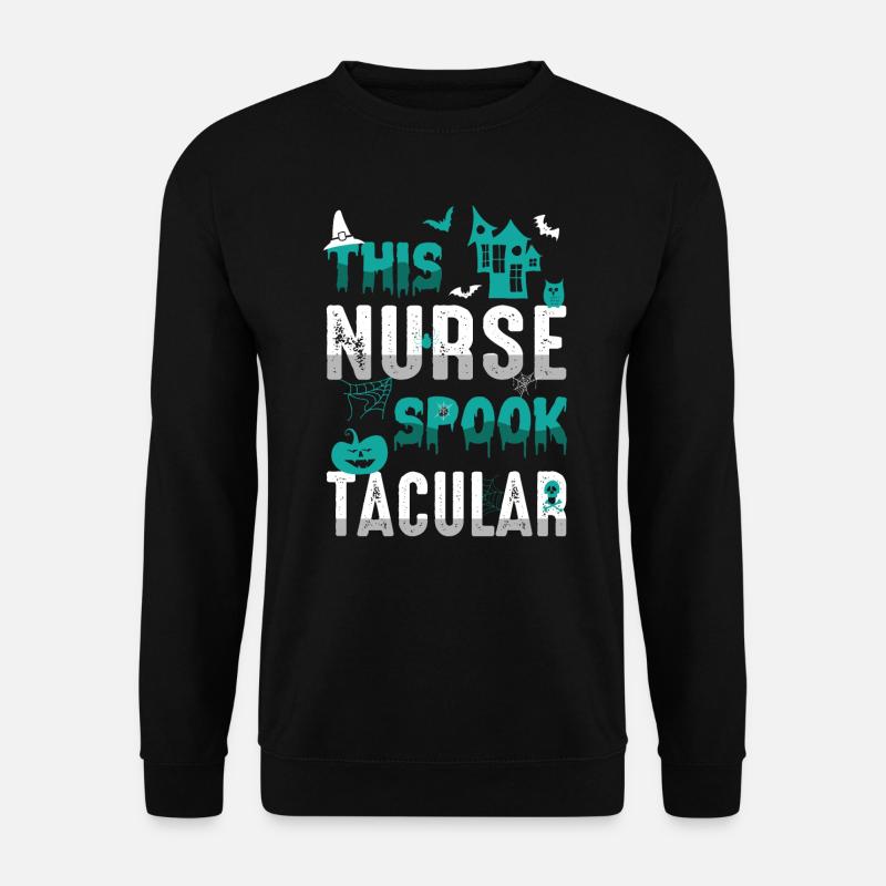 This Nurse Spook Tacular Spooky - Unisex Sweatshirt - black