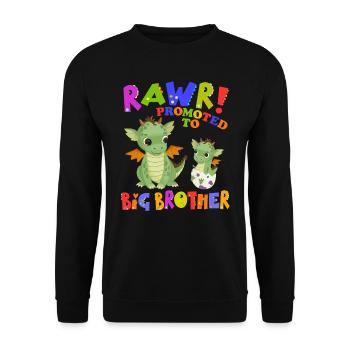 Rawr! Promu à Big Brother Cute - Sweat-shirt Unisexe - noir - Devant - Alina (178cm) & Michal (187cm)