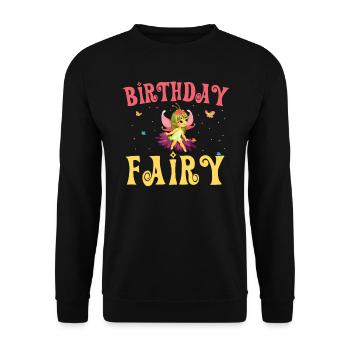 Anniversaire Amoureux des contes de fées Conte de fées Fantaisie de fées - Sweat-shirt Unisexe - noir - Devant - Alina (178cm) & Michal (187cm)