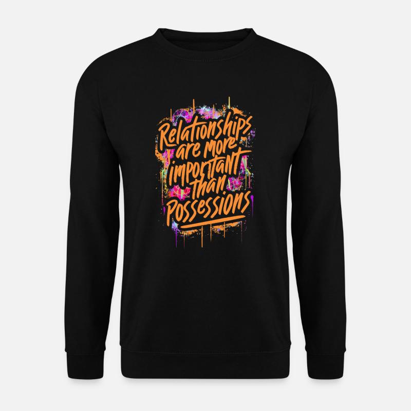 relationships - Unisex Sweatshirt - black
