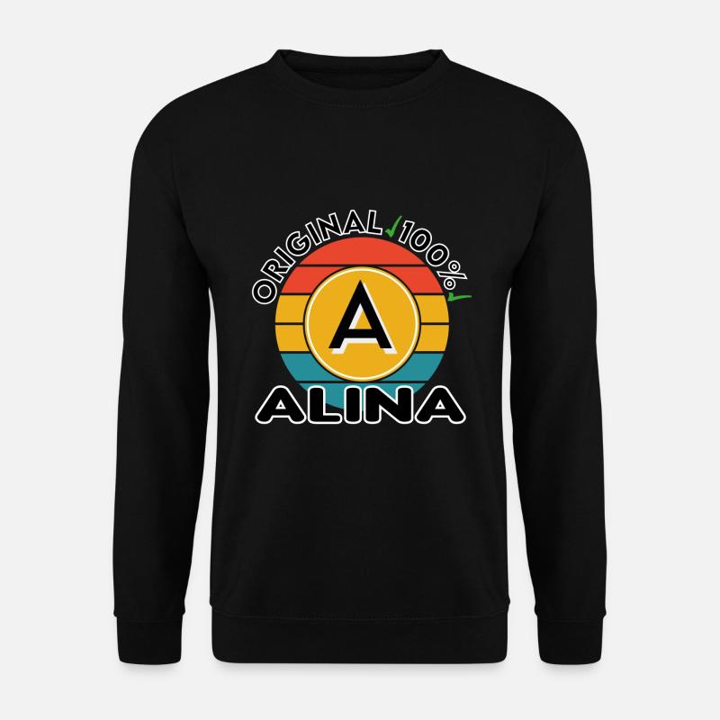 Alina - Unisex Pullover - Schwarz