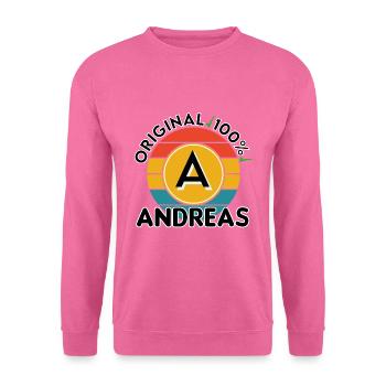Andreas - Unisex Pullover - Pink - Vorne