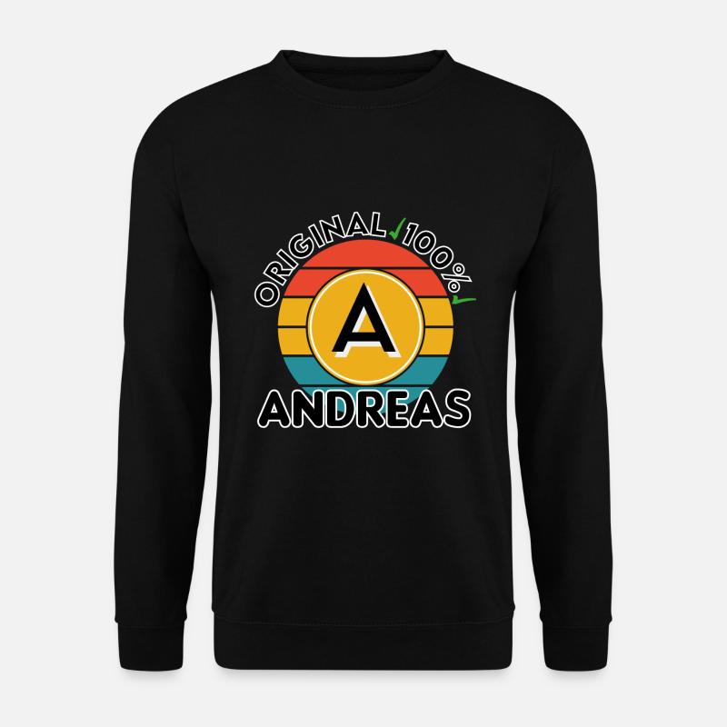 Andreas - Unisex Pullover - Schwarz